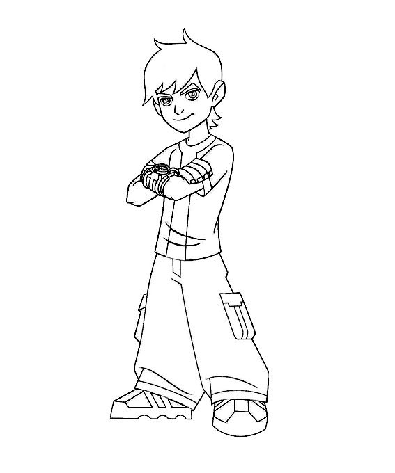 Ben 10 kolorowanki